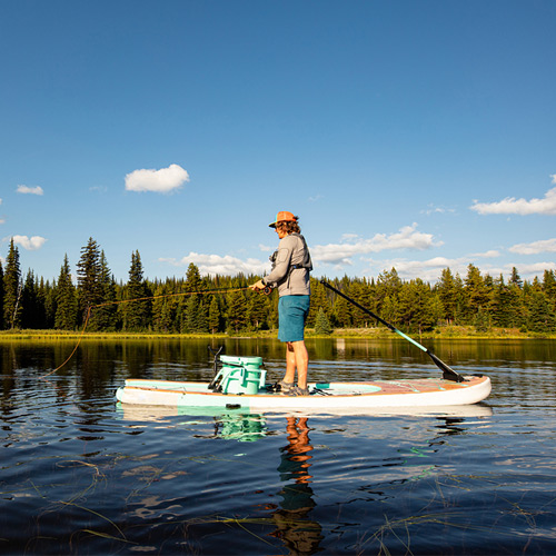 How to start paddle board fishing
