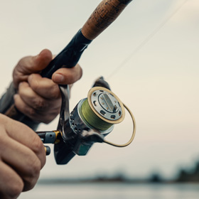 spinning rod and reel 