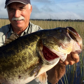 angler bass fishing in february