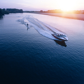 Boat at a lake