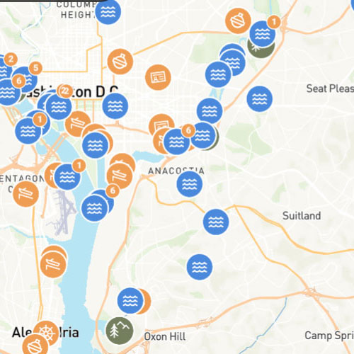 Embeddable Places to Boat & Fish Map