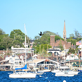 Boats in Newport, Rhode Island